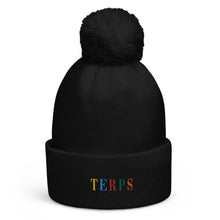 Load image into Gallery viewer, TERPS Pom pom beanie