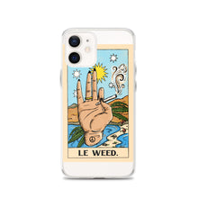 Load image into Gallery viewer, “Le Weed” tarot card iPhone Case