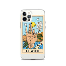 Load image into Gallery viewer, “Le Weed” tarot card iPhone Case