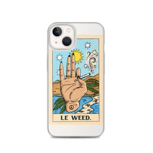 Load image into Gallery viewer, “Le Weed” tarot card iPhone Case