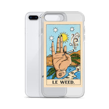 Load image into Gallery viewer, “Le Weed” tarot card iPhone Case