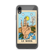 Load image into Gallery viewer, “Le Weed” tarot card iPhone Case