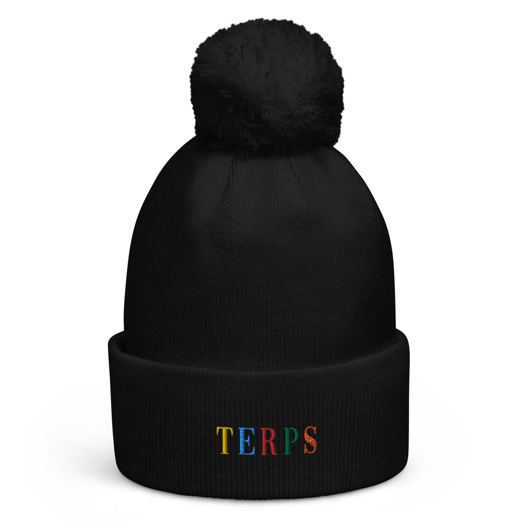 TERPS Pom pom beanie