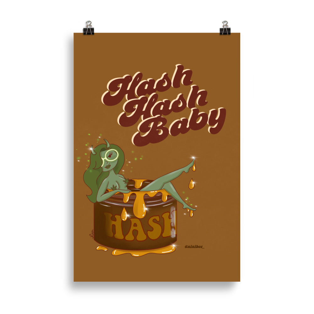 Hash Babe Poster (61x91cm)