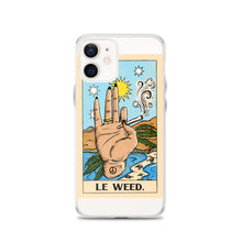 Load image into Gallery viewer, “Le Weed” tarot card iPhone Case
