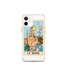 Load image into Gallery viewer, “Le Weed” tarot card iPhone Case
