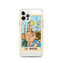 Load image into Gallery viewer, “Le Weed” tarot card iPhone Case
