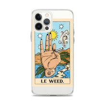 Load image into Gallery viewer, “Le Weed” tarot card iPhone Case
