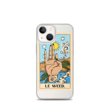 Load image into Gallery viewer, “Le Weed” tarot card iPhone Case
