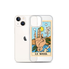 Load image into Gallery viewer, “Le Weed” tarot card iPhone Case
