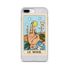 Load image into Gallery viewer, “Le Weed” tarot card iPhone Case
