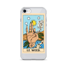 Load image into Gallery viewer, “Le Weed” tarot card iPhone Case
